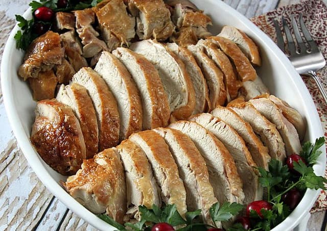 Sliced Turkey Platter