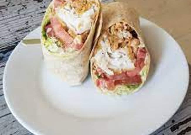 Fried Flounder Wrap