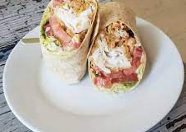 Fried Flounder Wrap