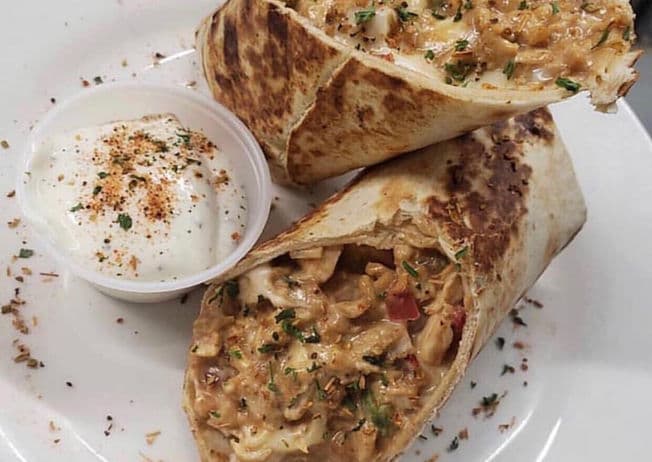 Chicken Cheesesteak Wrap