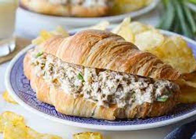 Chicken Salad Sandwich on a Croissant