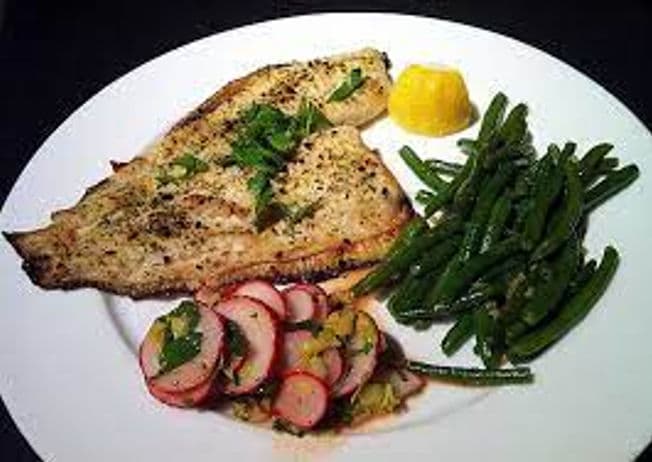 Broiled Flounder