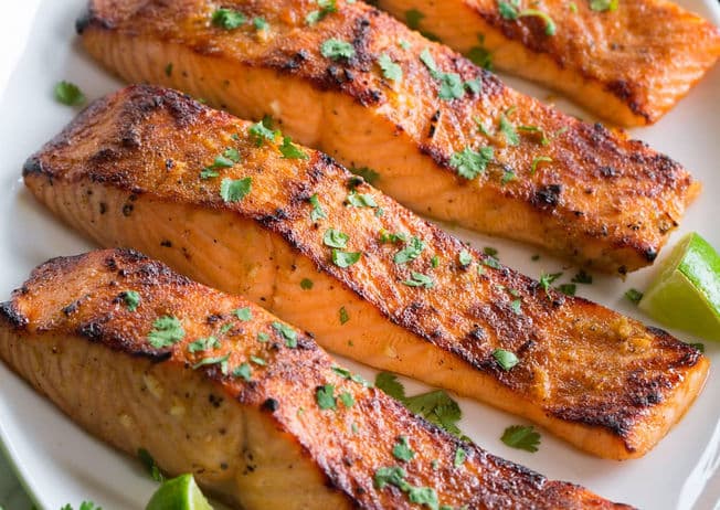 Broiled Salmon