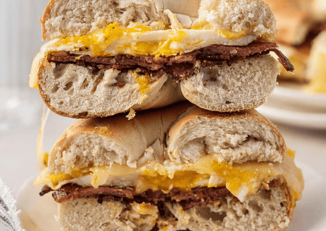 Pork Roll, Egg & Cheese Sandwich