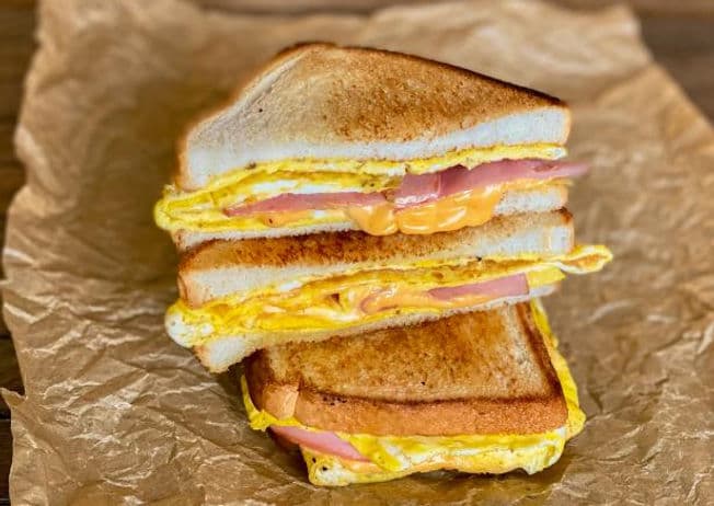 Ham, Swiss & Egg Sandwich
